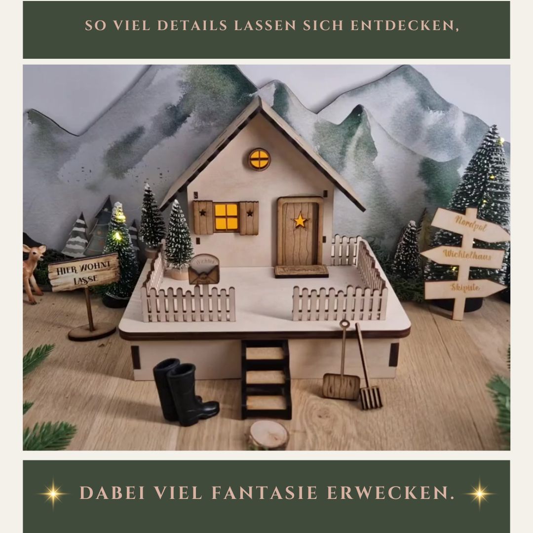 Mini Wichtelhaus beleuchtet "Jonte"