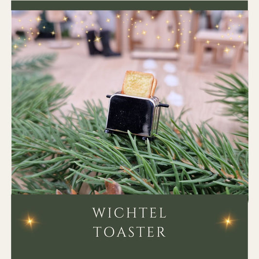 Miniatur Wichtel-Toaster mit beweglichen Toastscheiben