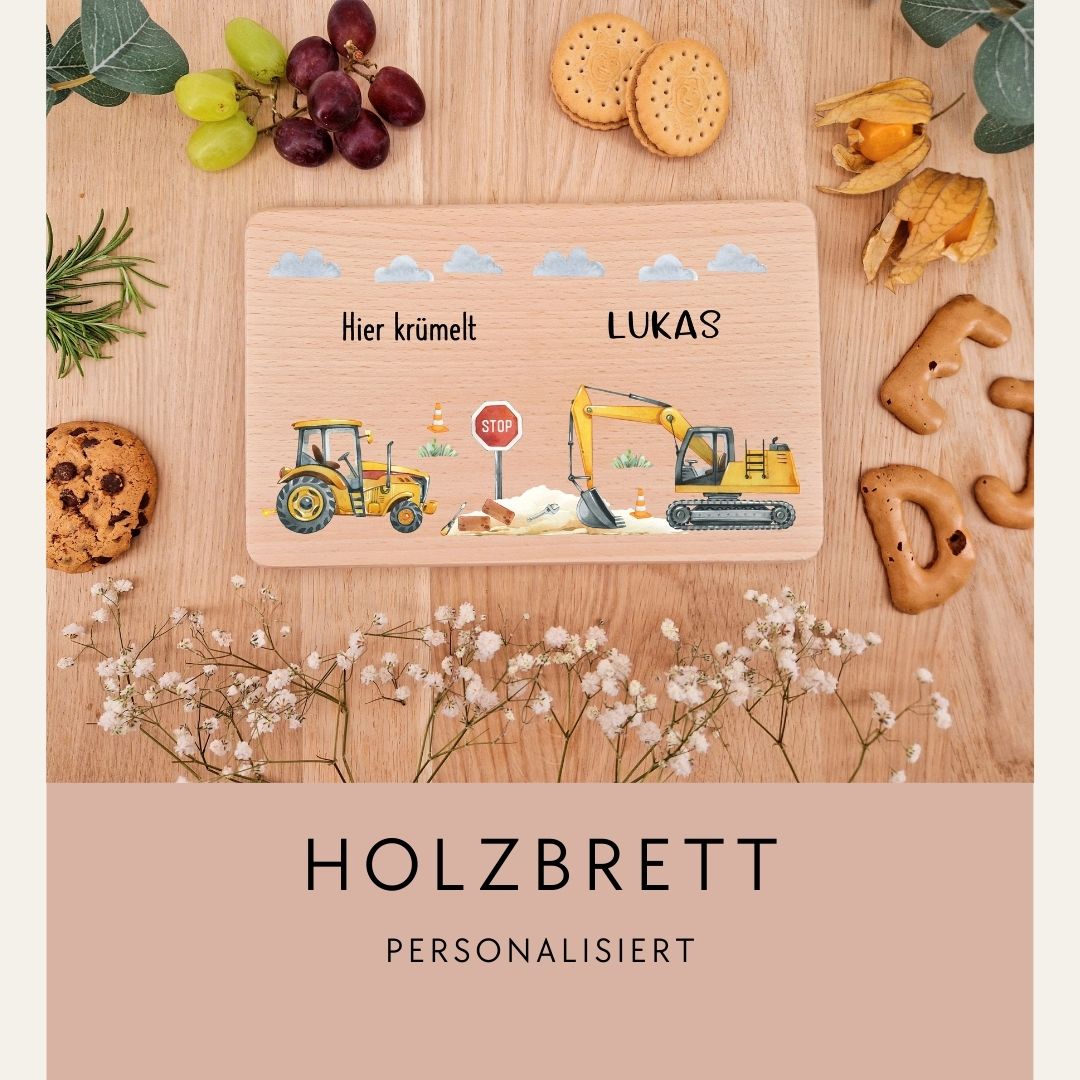 Holzbrettchen - Baustelle