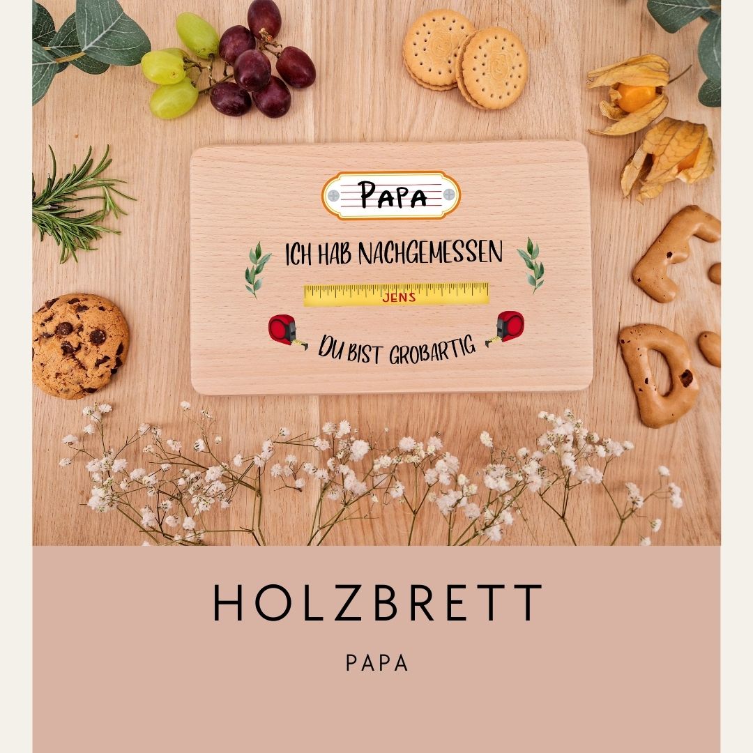 Holzbrettchen -Papa du bist Großartig