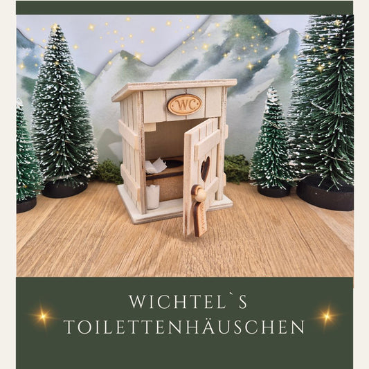 Miniatur Toilettenhäuschen