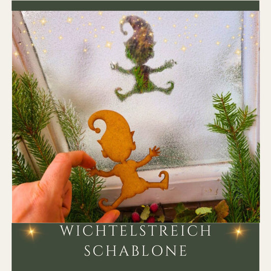 Wichtelstreich Wichtel Schablone