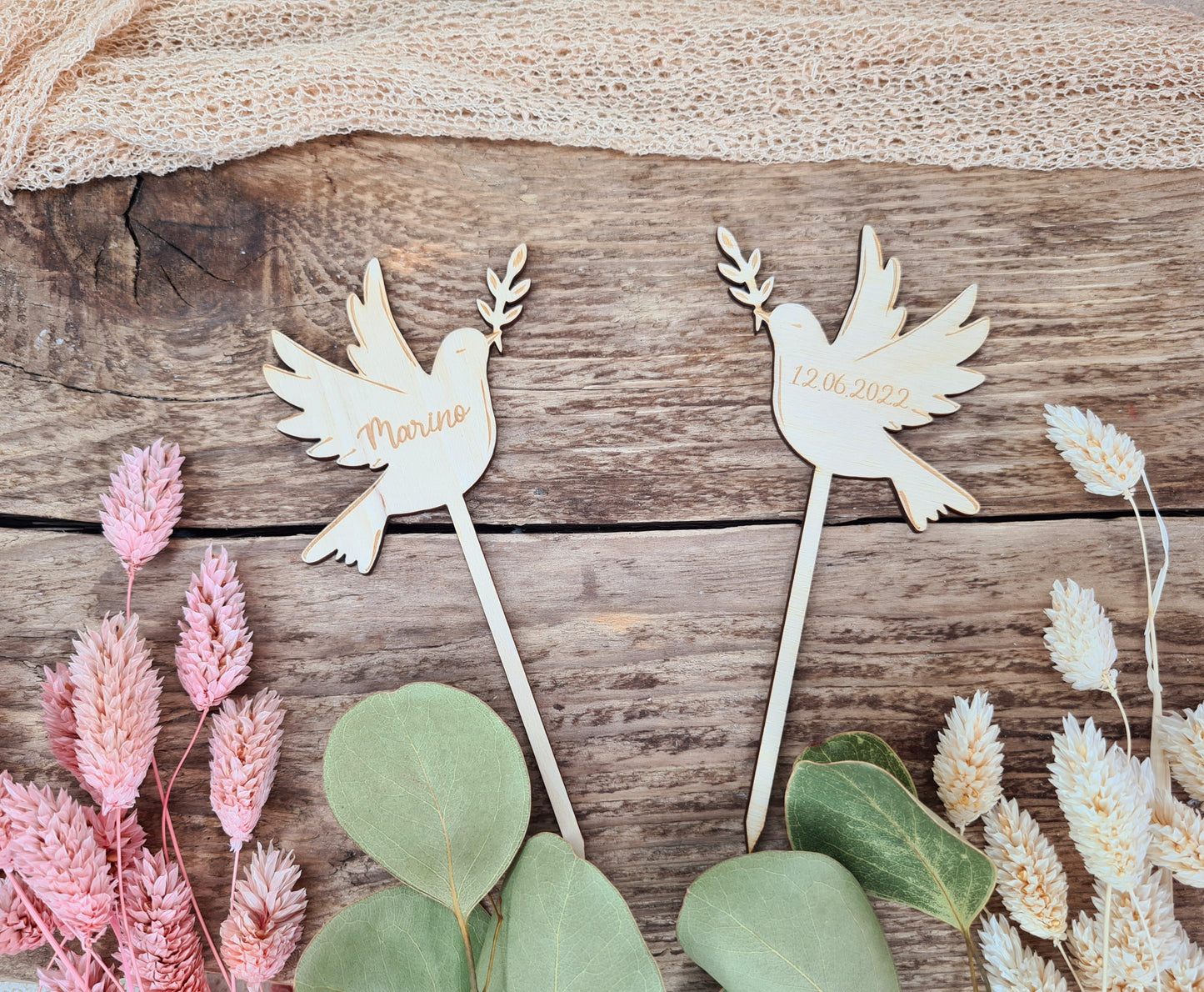 Personalisierter Cake Topper zur Firmung