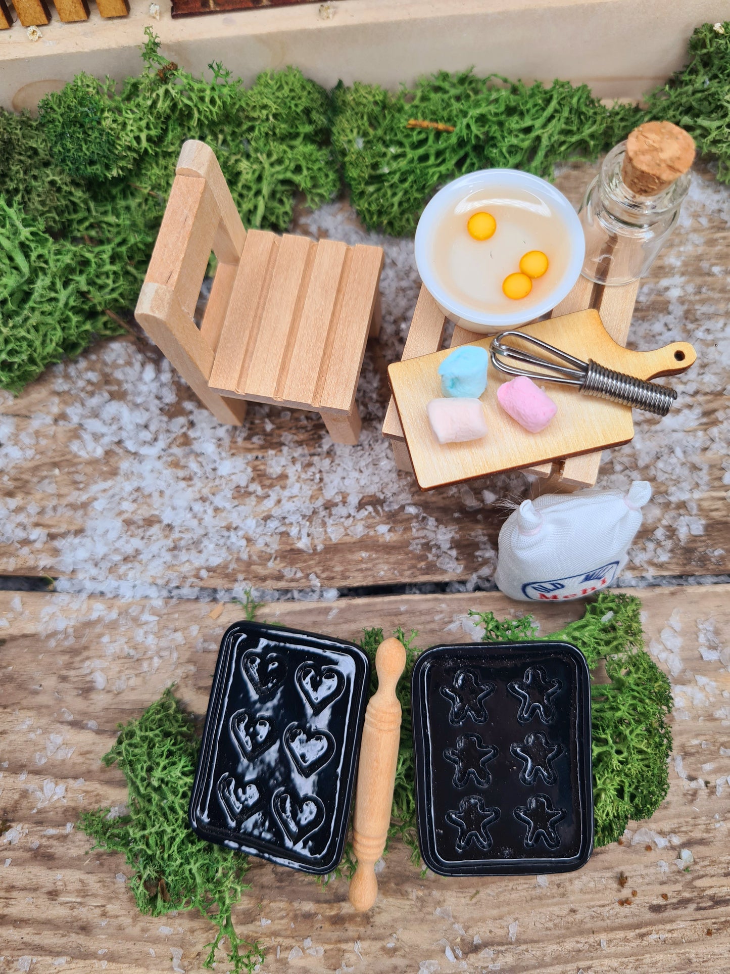 Miniatur Back Utensilien