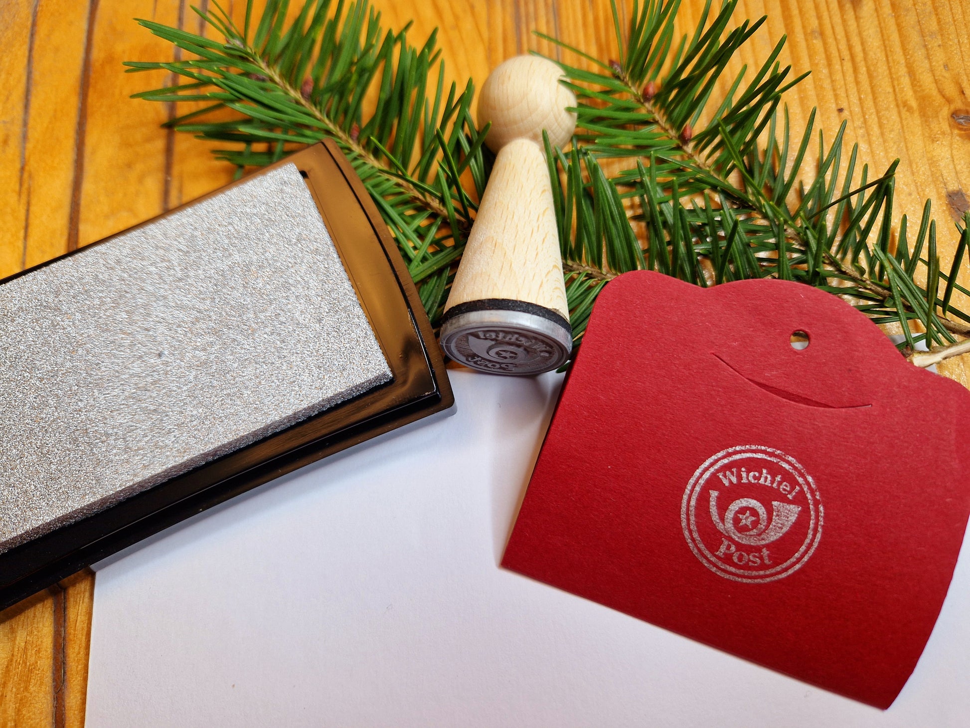 Stempel - Wichtel Post- Stempelkissen