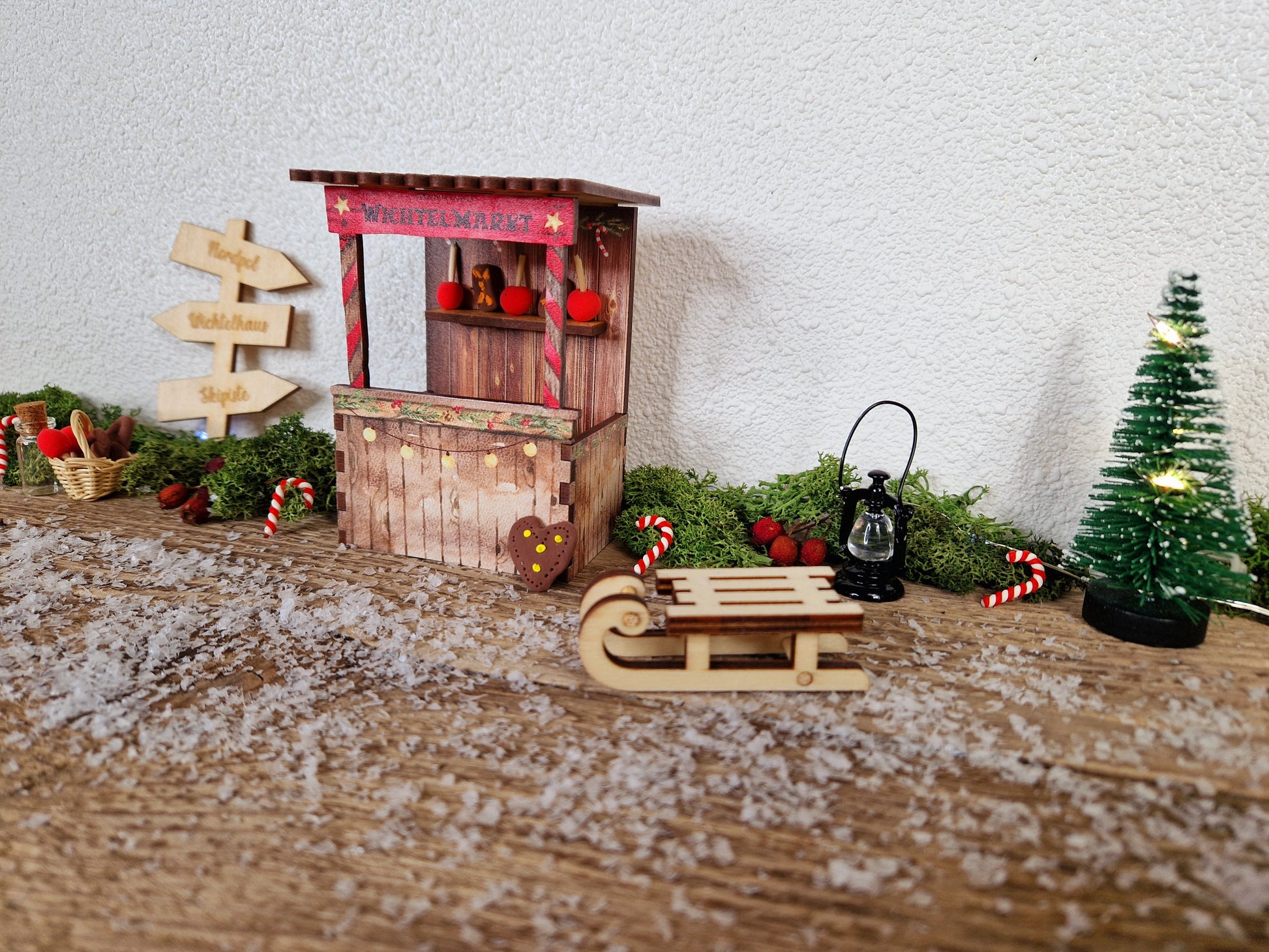 Wichtelmarkt seitliche Ansicht