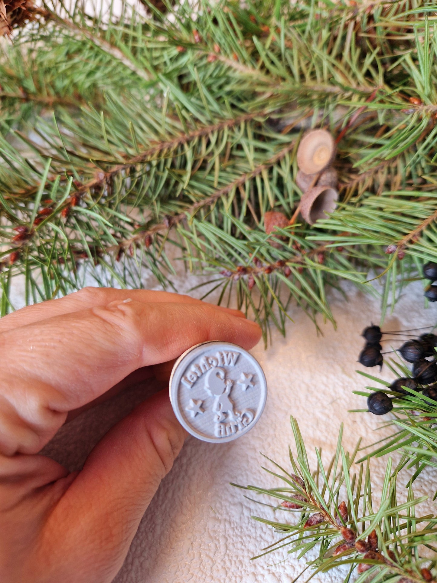 Stempel Wichtel Gruß