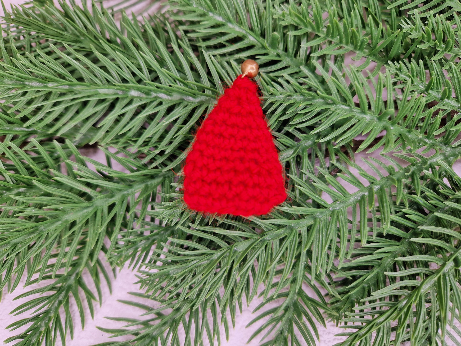 Wichtelmütze, gehäkelt, rot