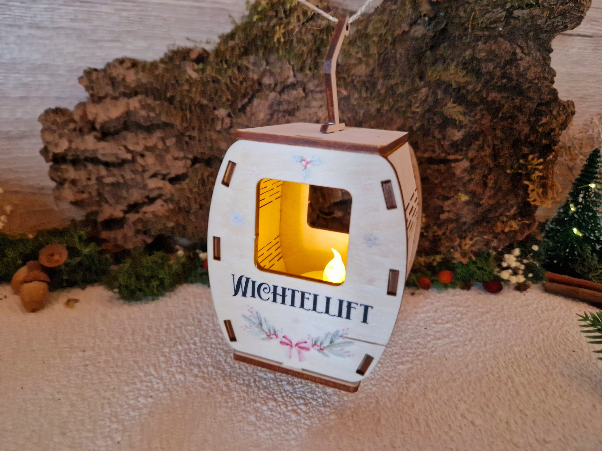 Wichtelgondel - Wichtellift mit Beleuchtung