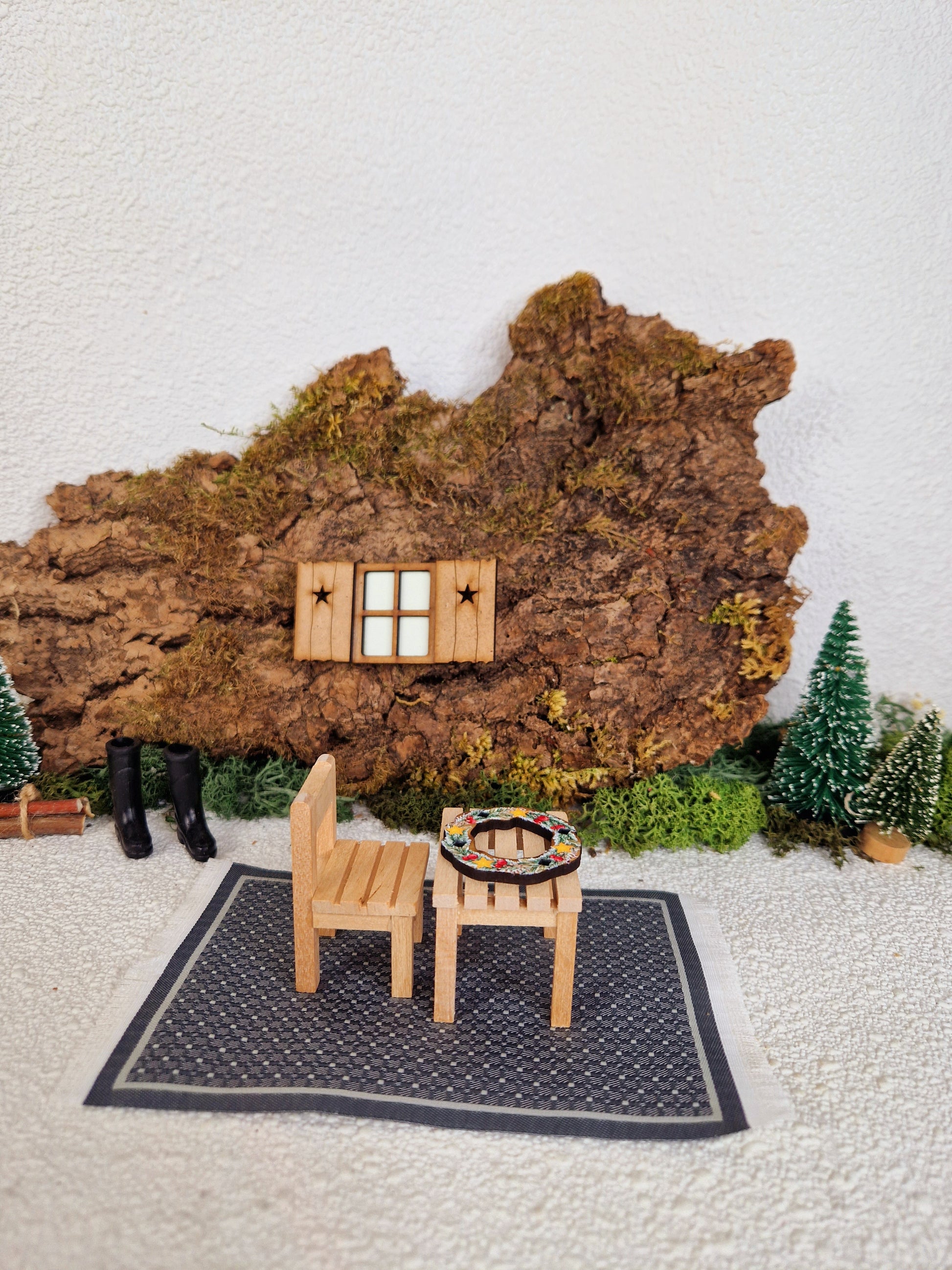 Wichtel tisch und Stuhl