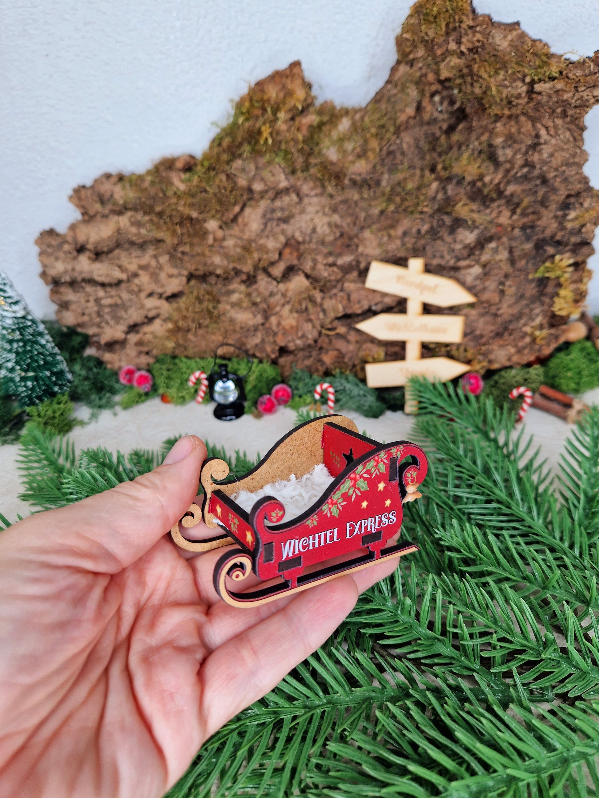 Wichtelexpress Schlitten