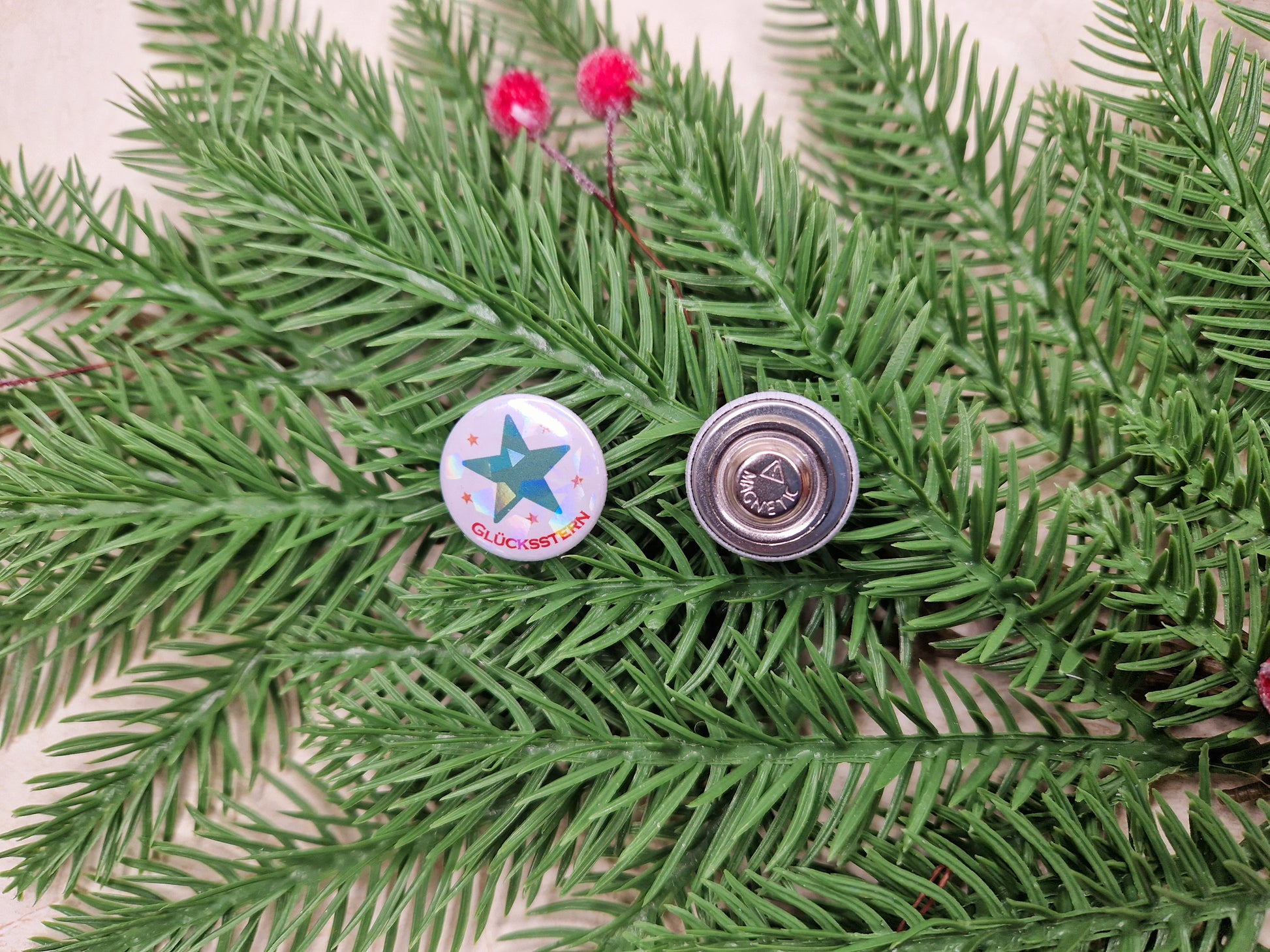 Button - Glücksstern