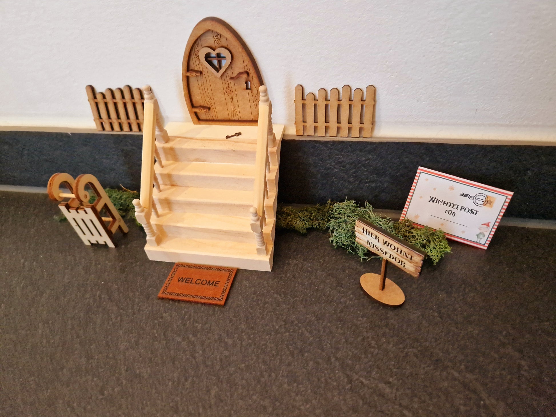 Wichteltreppe aus Holz