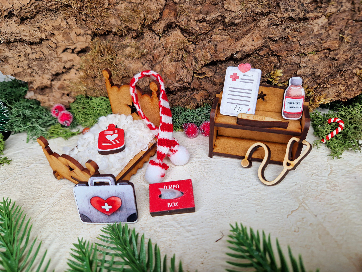 Wichtel Miniatur Arzt-Set