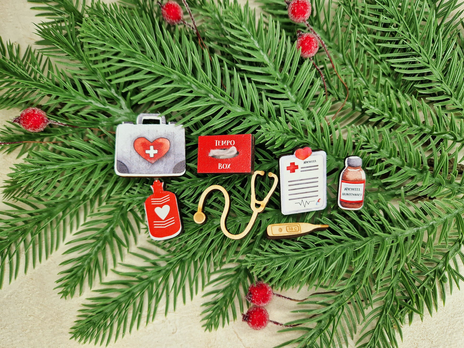 Wichtel Miniatur Arzt-Set