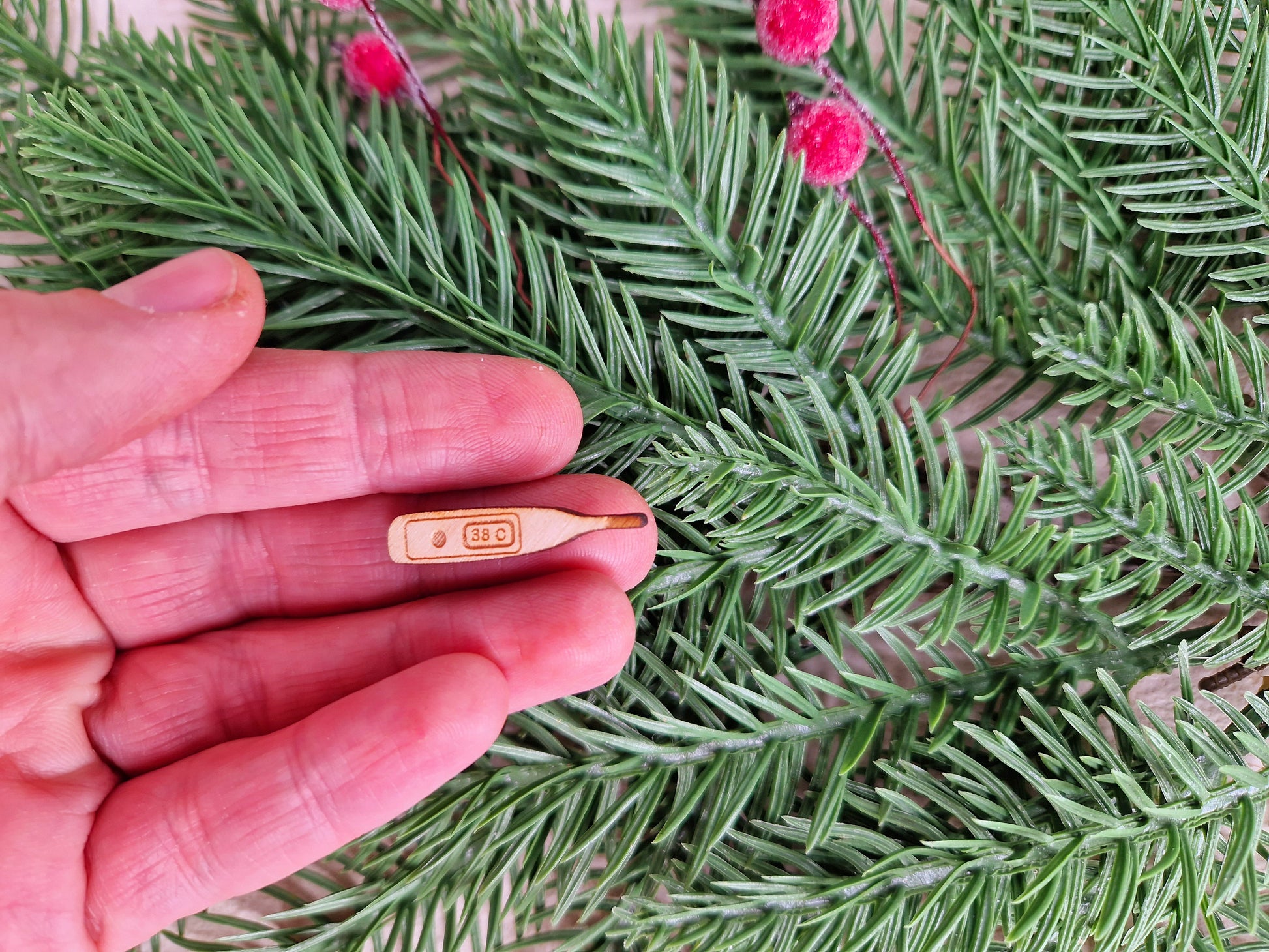 Wichtel Miniatur Thermometer