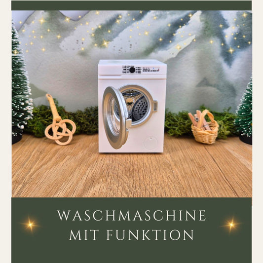 Miniatur Waschmaschine in weiß