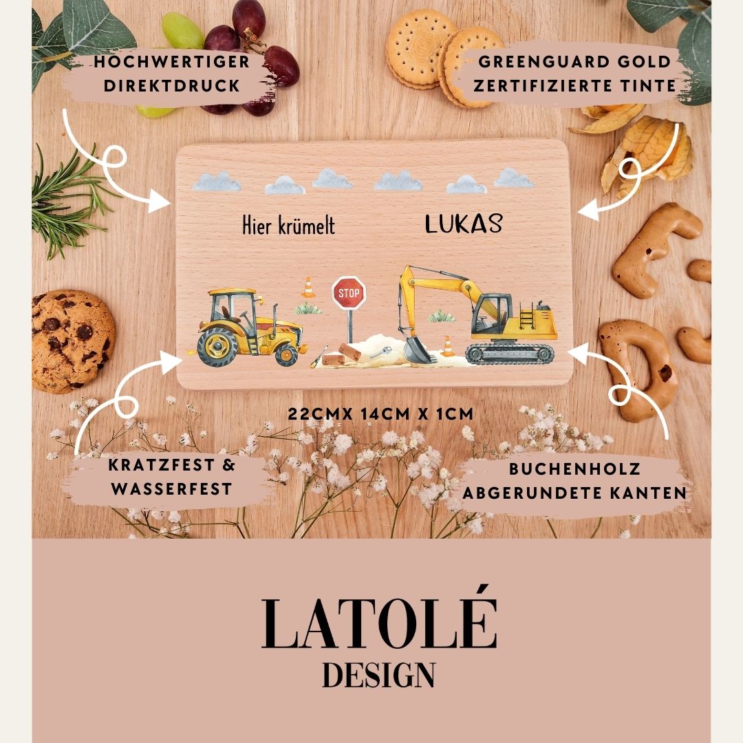 Holzbrettchen - Baustelle