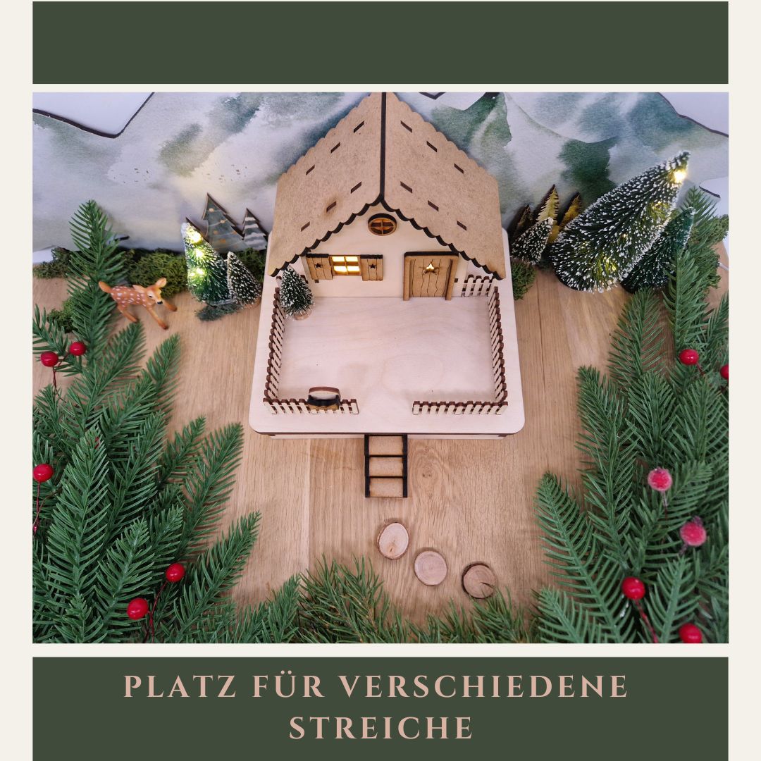 Mini Wichtelhaus beleuchtet "Jonte"