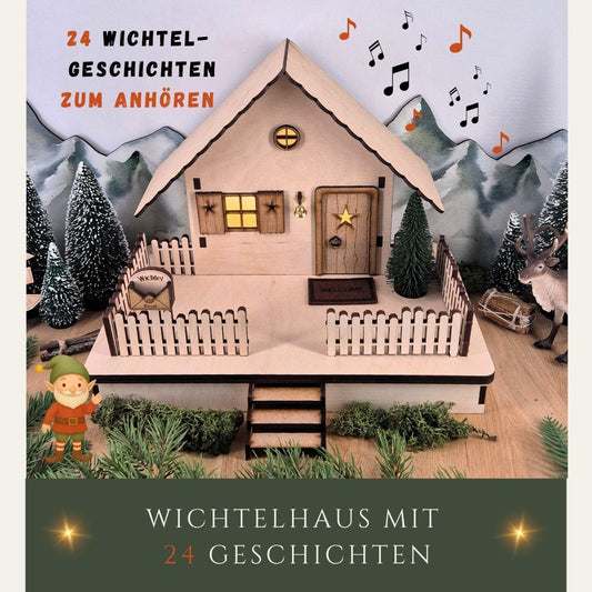 Wichtelhaus " Tomte " mit 24 Wichtelgeschichten