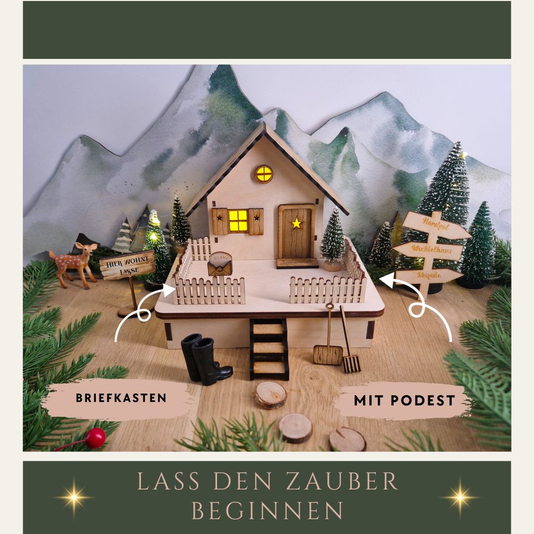 Mini Wichtelhaus beleuchtet "Jonte"