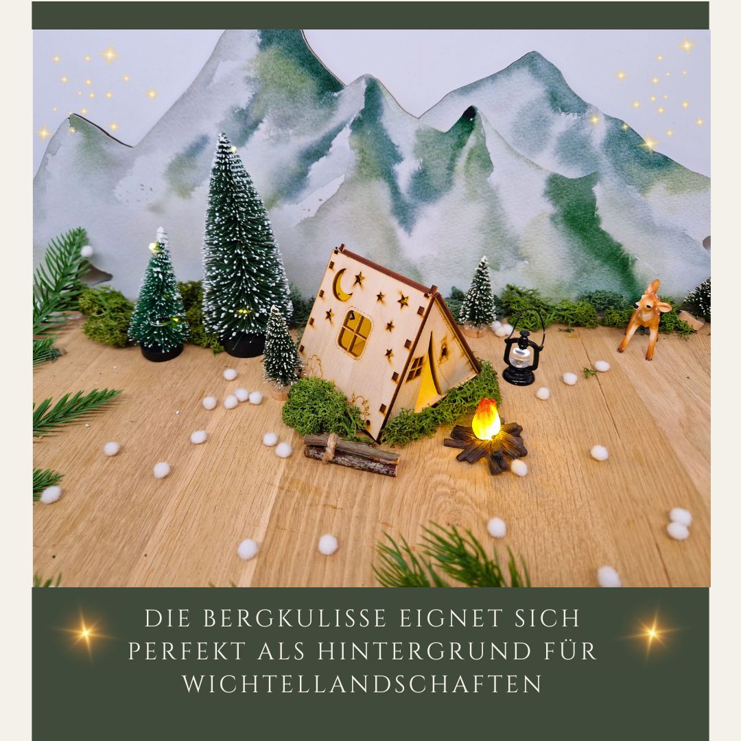 Wichtelzelt mit Lagerfeuer