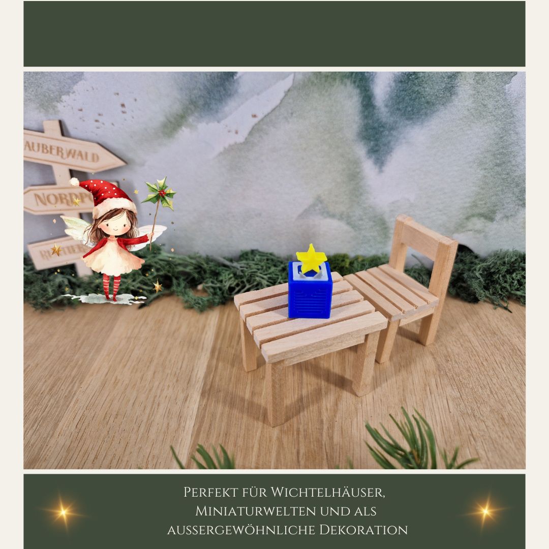 Wichtel Musik Box blau