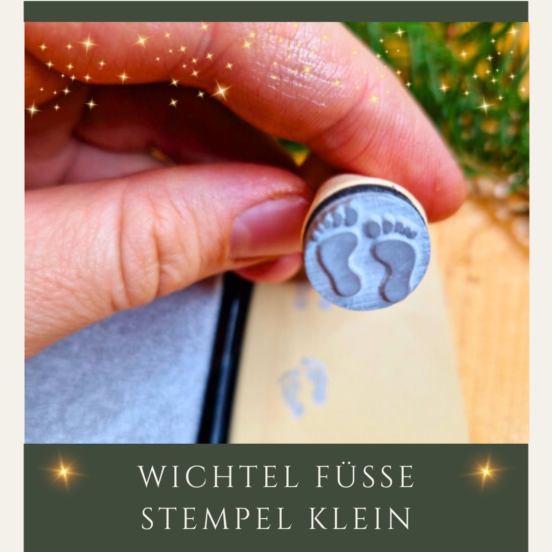 Stempel Wichtel Füße