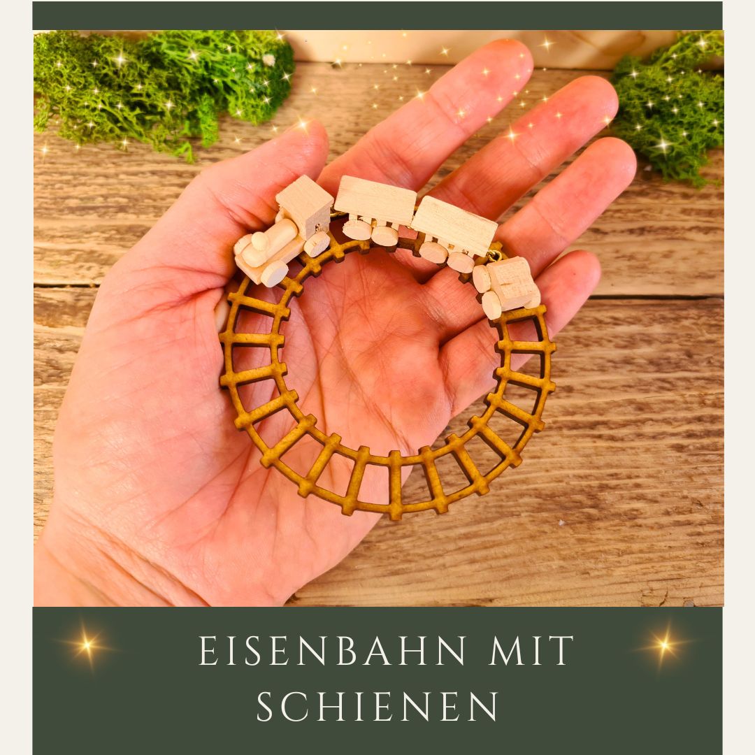 Eisenbahn mit Holzschiene