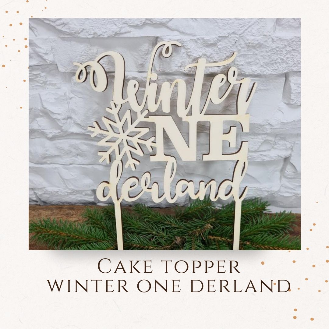 Cake Topper - Winter Wonderland