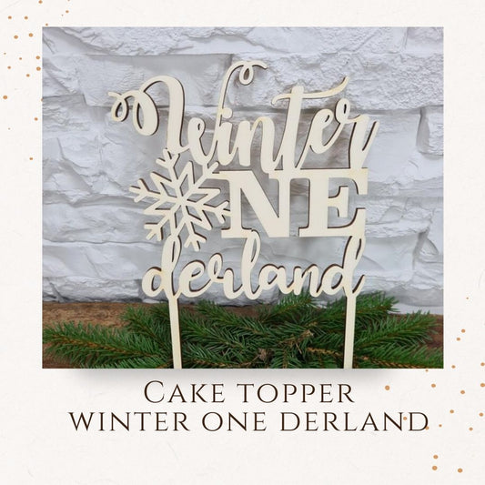 Cake Topper - Winter Wonderland