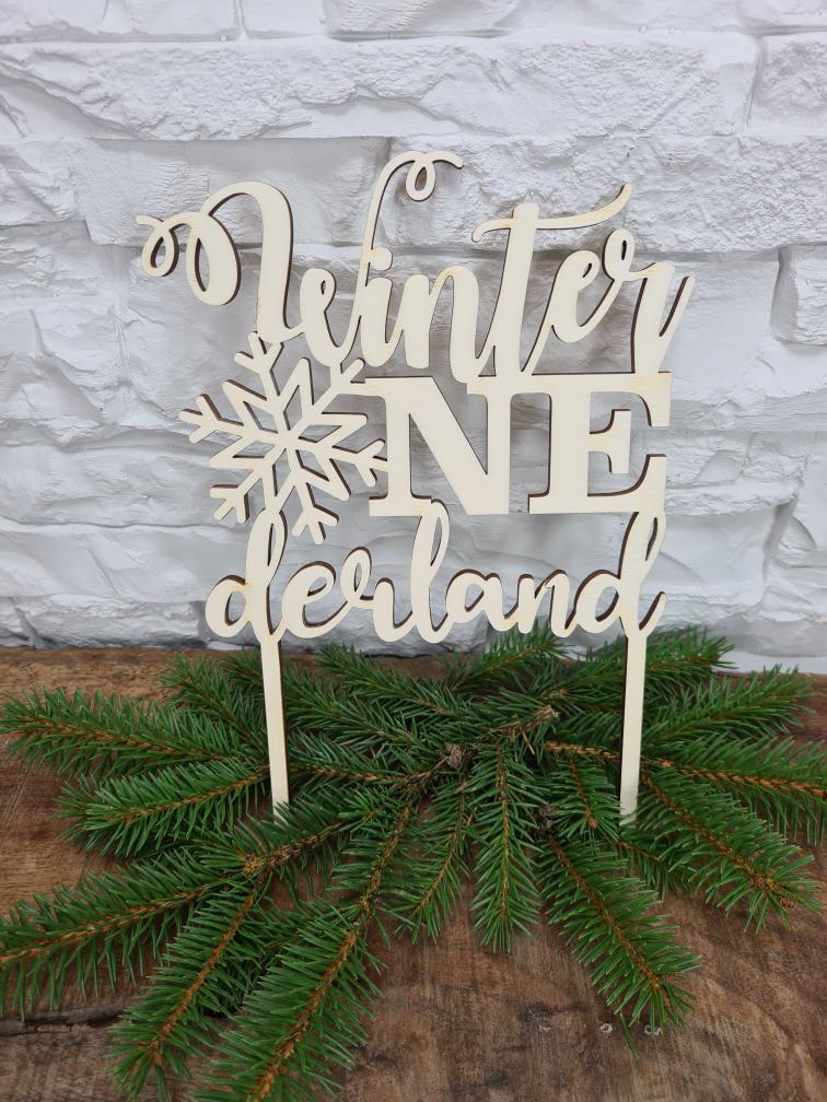 Cake Topper - Winter Wonderland