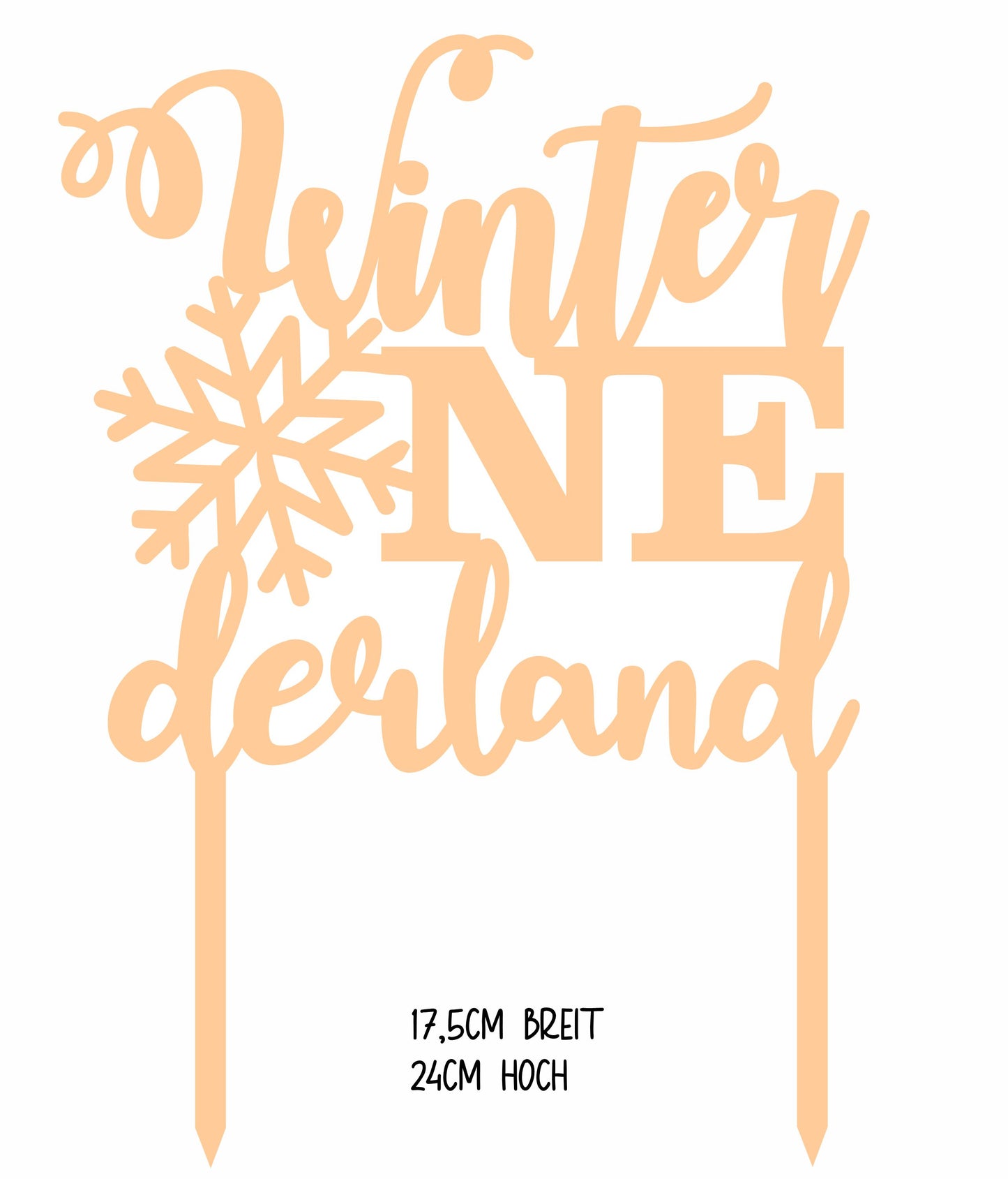 Cake Topper - Winter Wonderland