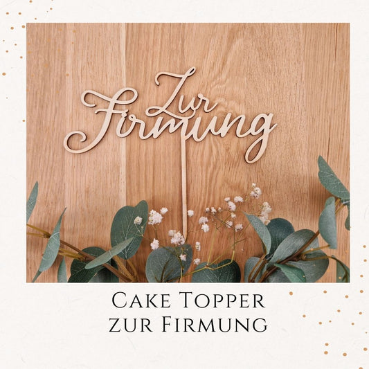Cake Topper - zur Firmung