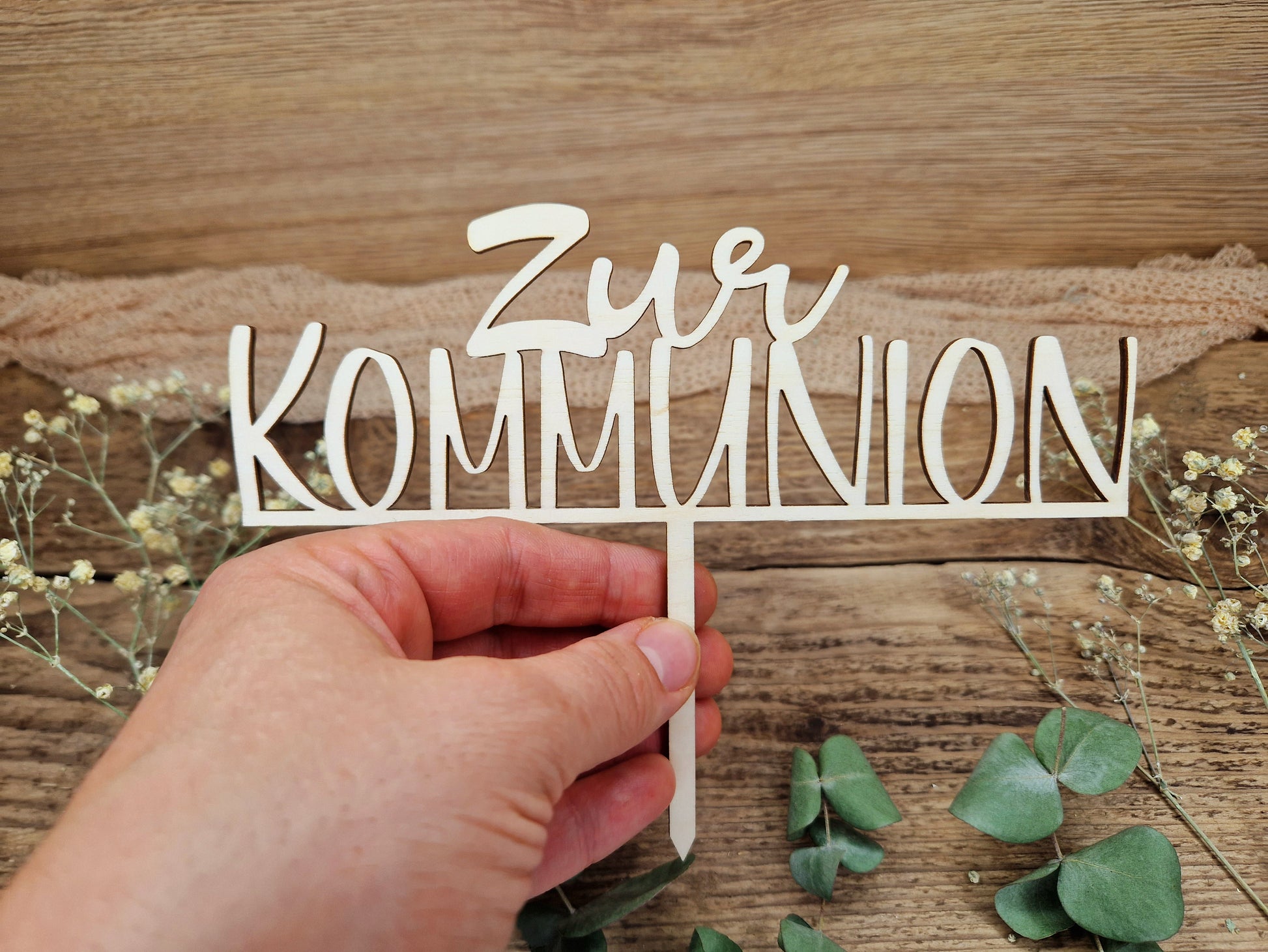 Cake Topper - zur Kommunion