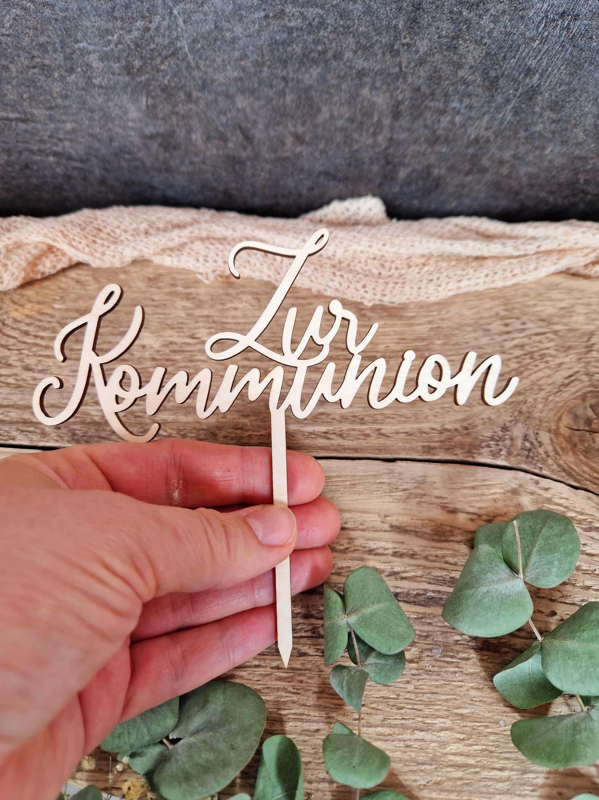 Cake Topper - zur Kommunion