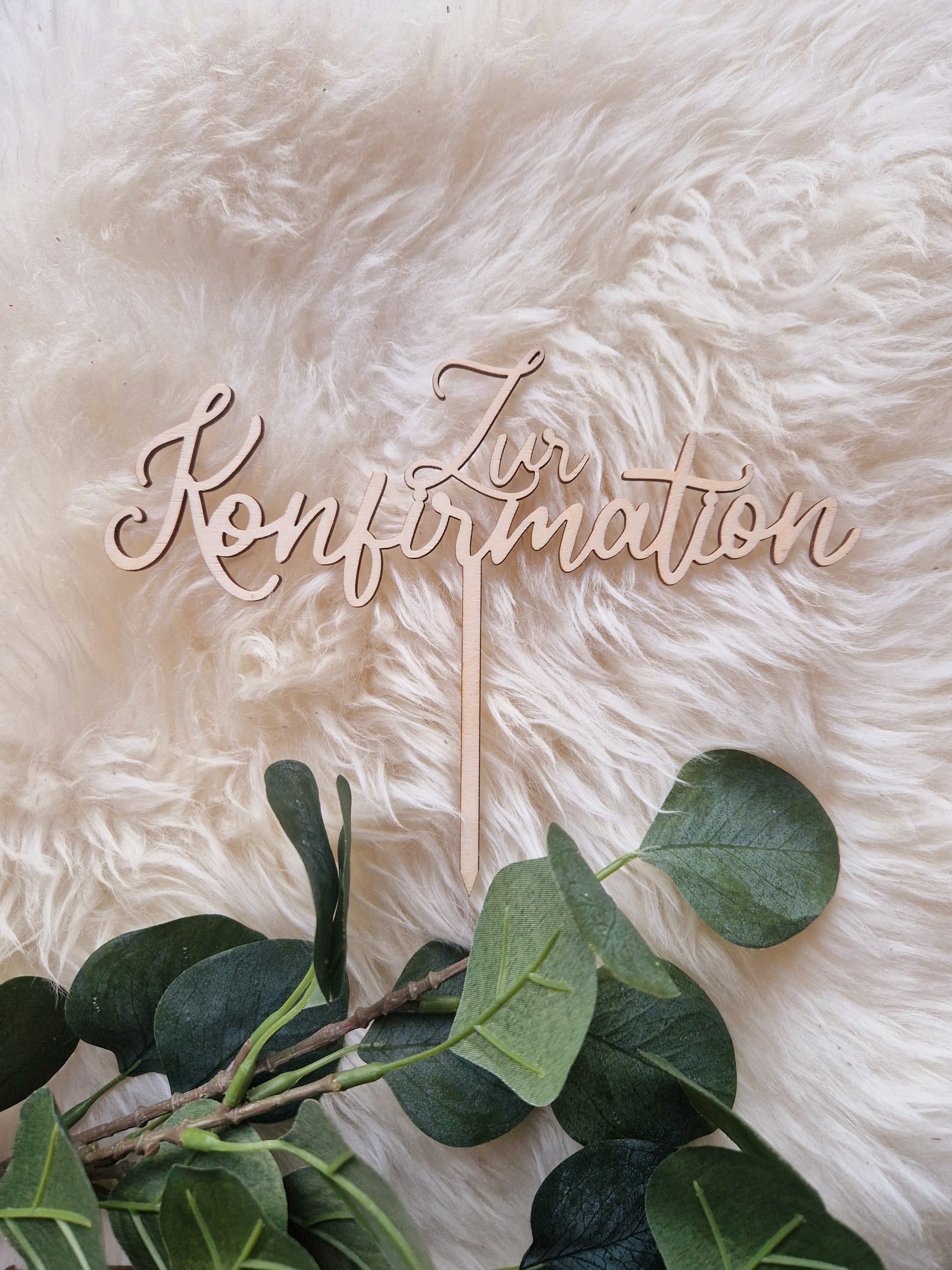 Cake Topper - zur Konfirmation