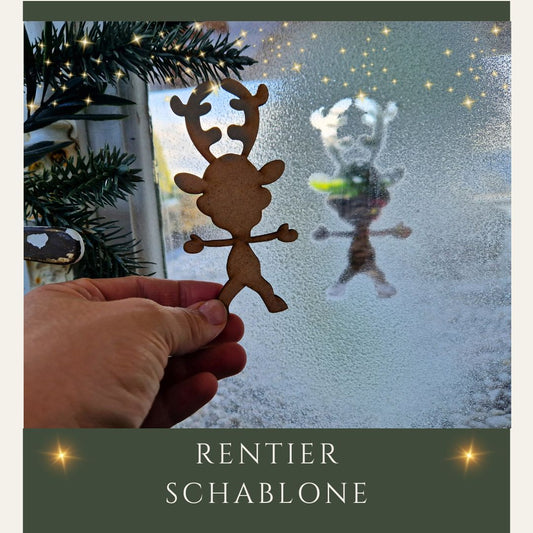 Rentier Schablone Wichtelstreich