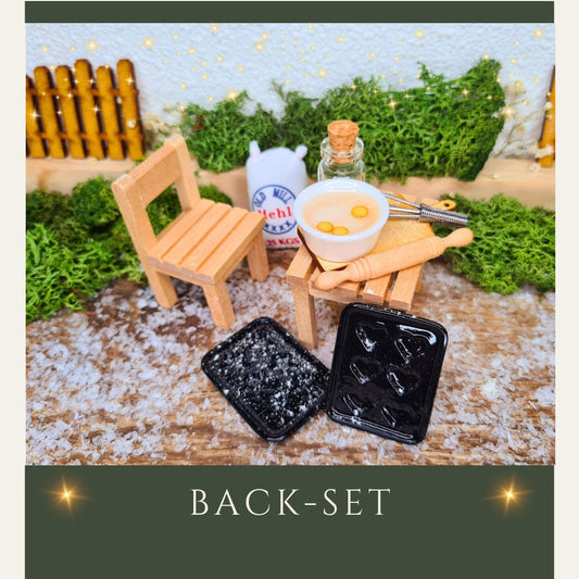 Miniatur Back Utensilien
