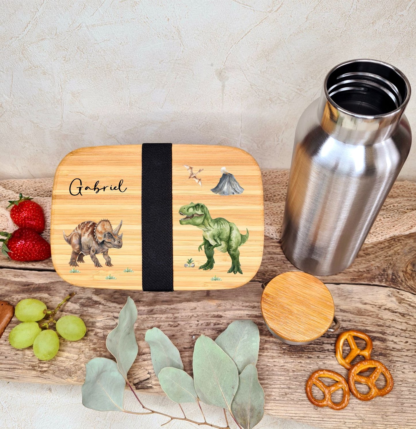 Brotdose Personalisiert Motiv Dino
