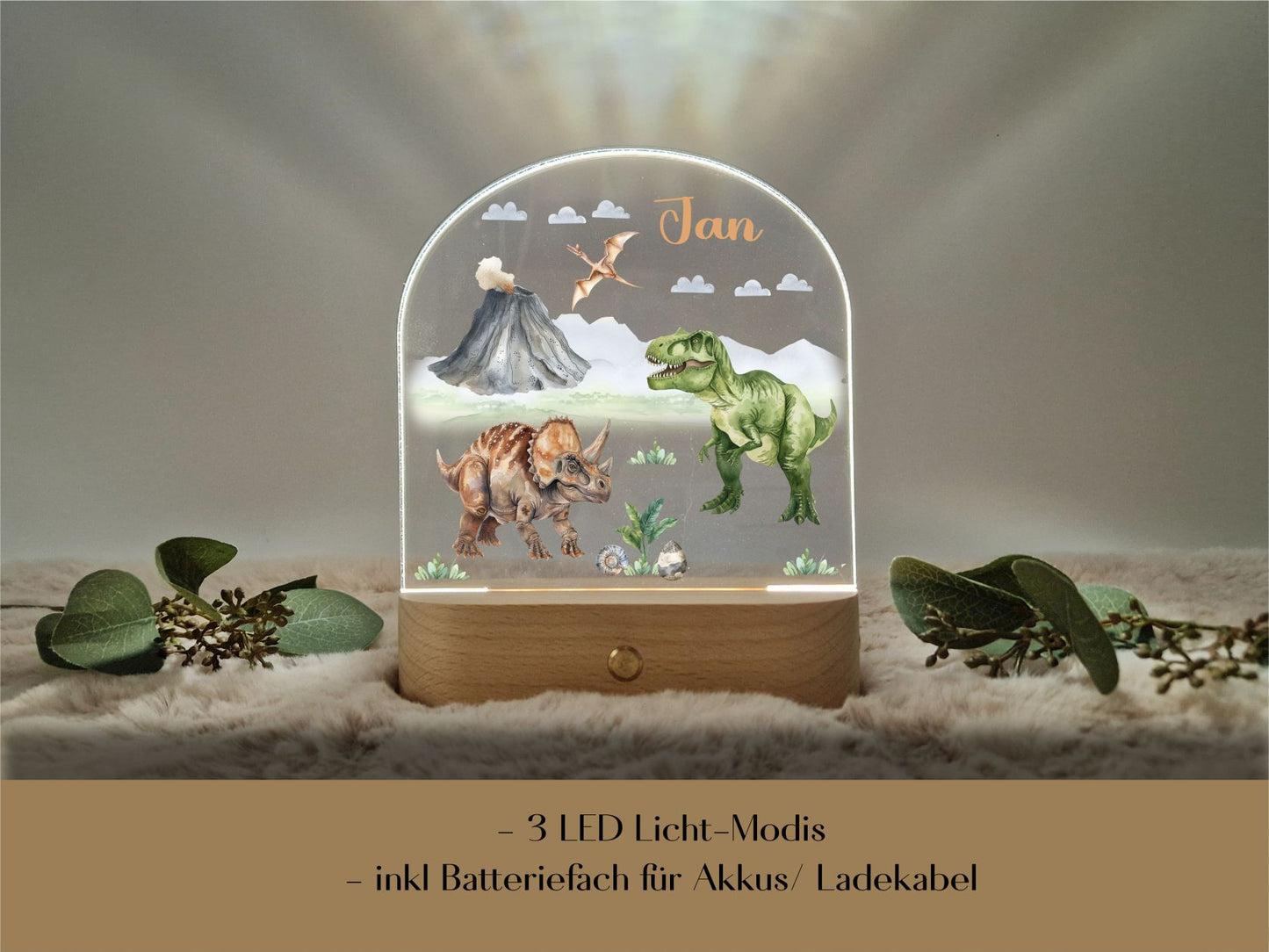 LED Nachtlicht - Dinosaurier