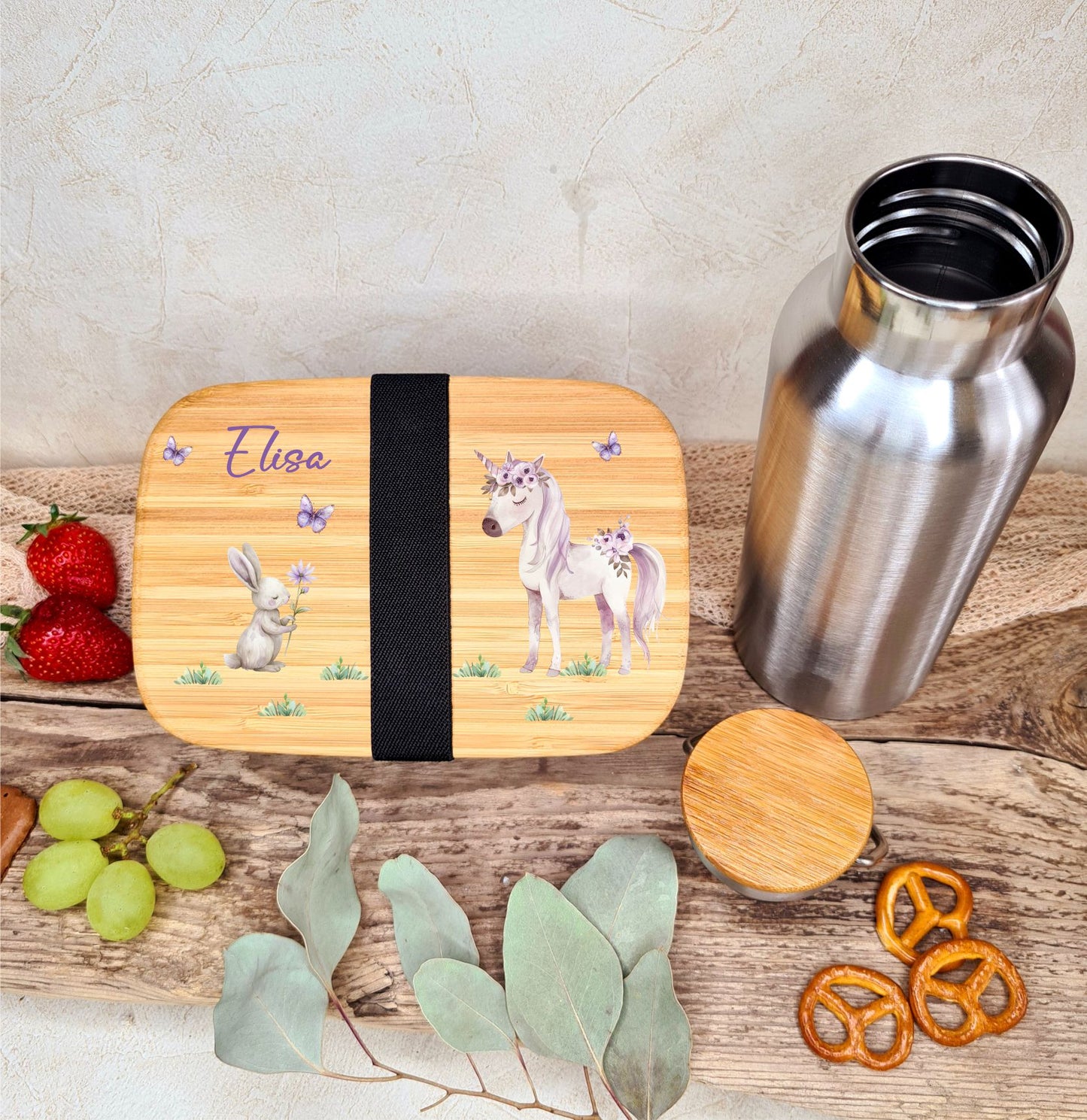 Brotdose Personalisiert Motiv Einhorn