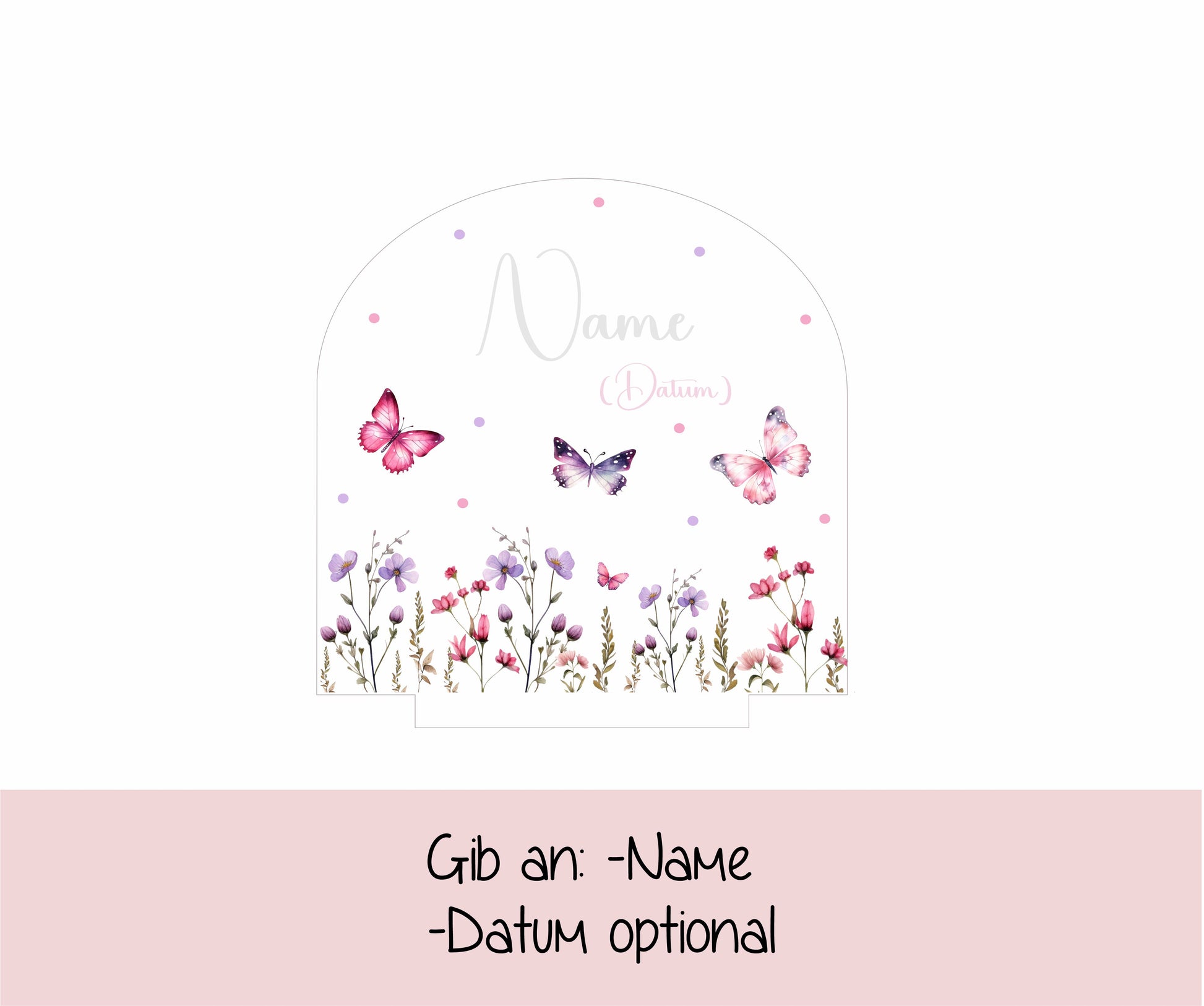 Motiv - Blumenwiese und Schmetterlinge