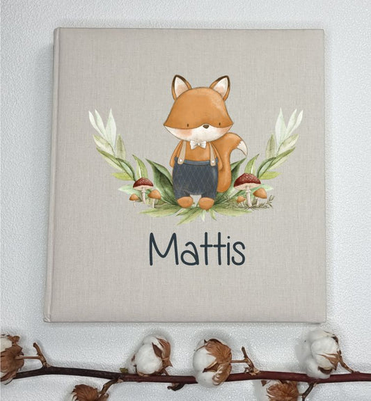 Leinenalbum - kleiner Fuchs