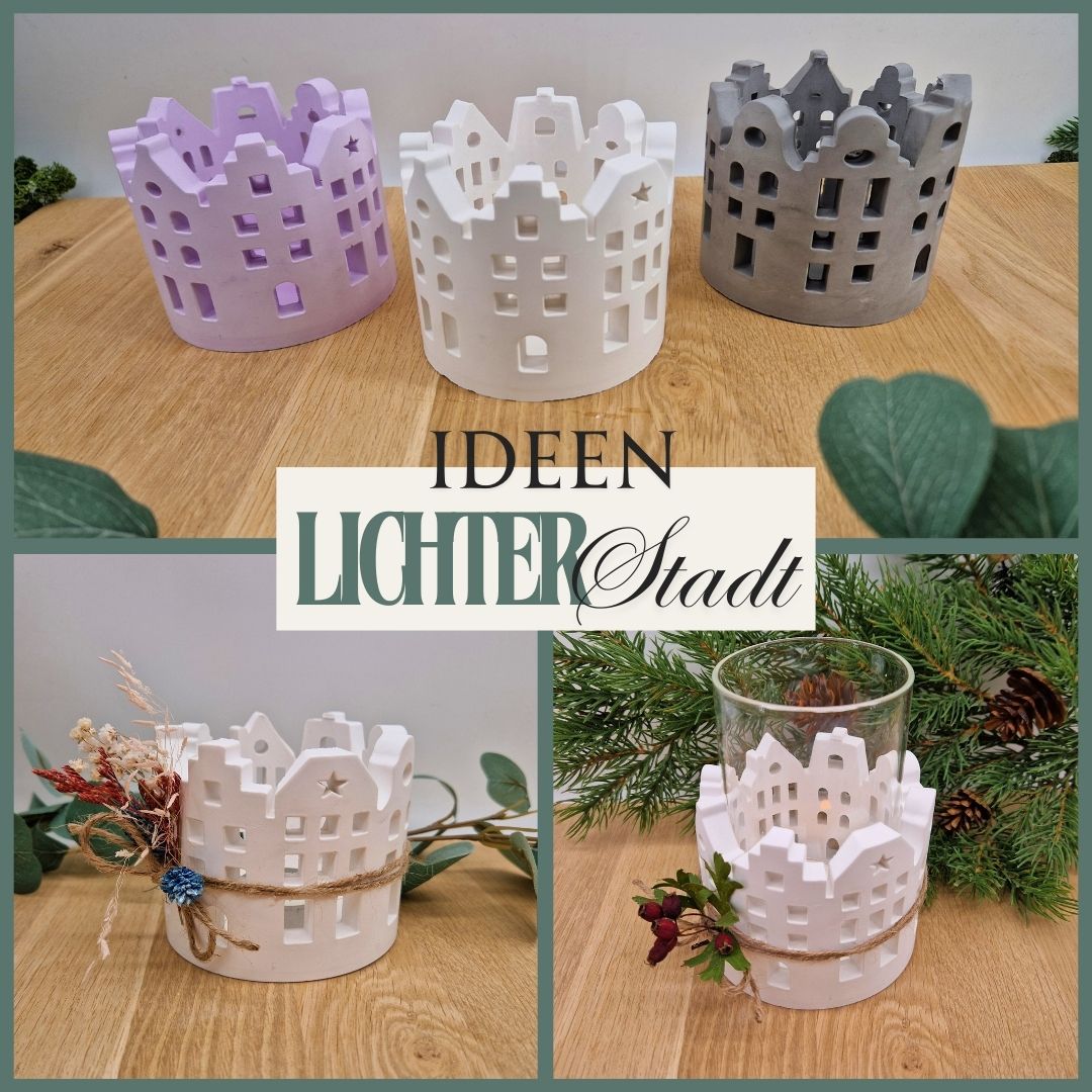 Lichterstadt 1 - Gipsmodelle
