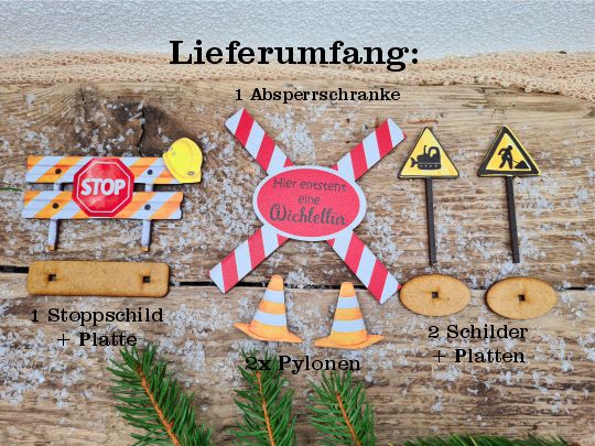 Wichtelbaustelle Lieferumfang