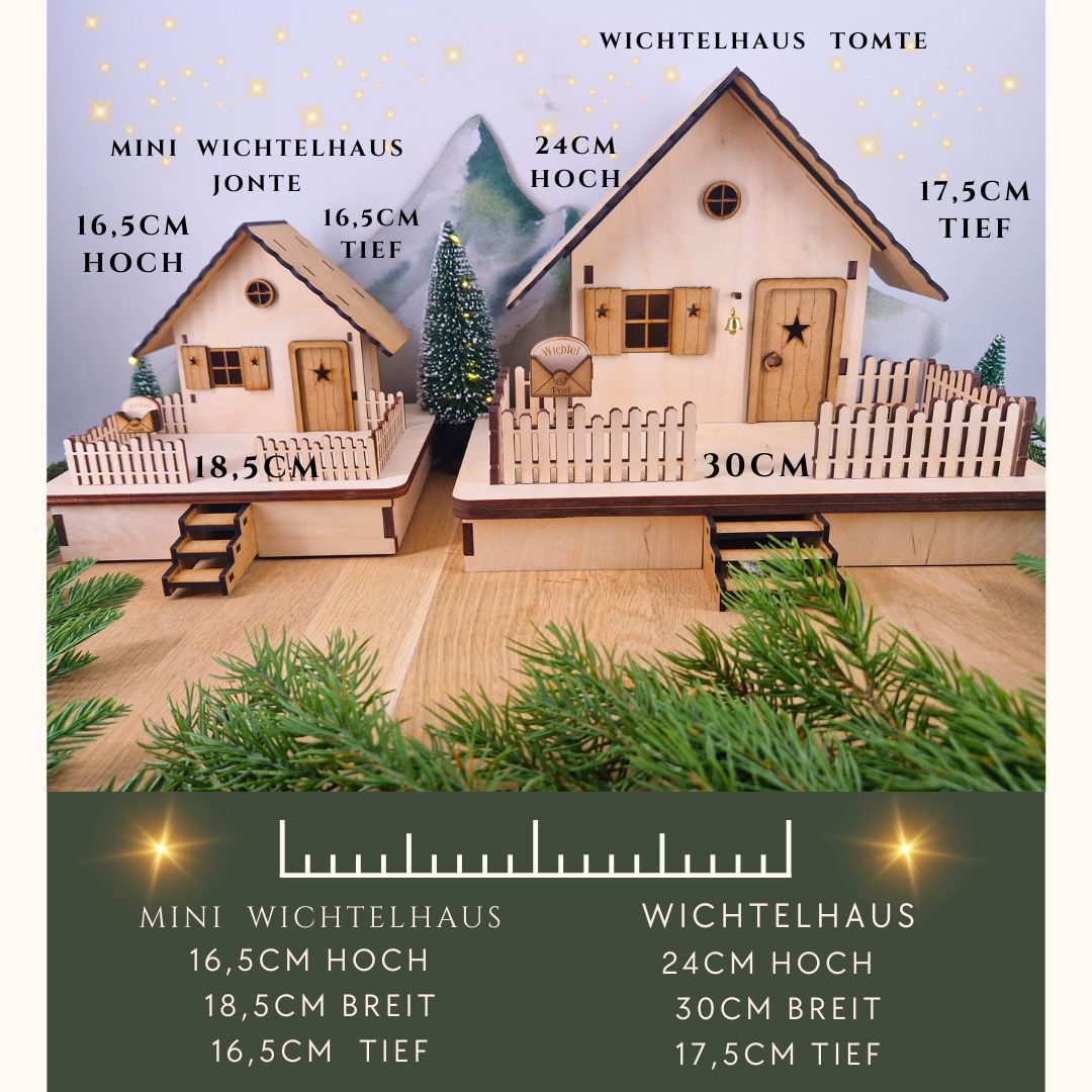 Mini Wichtelhaus beleuchtet "Jonte"