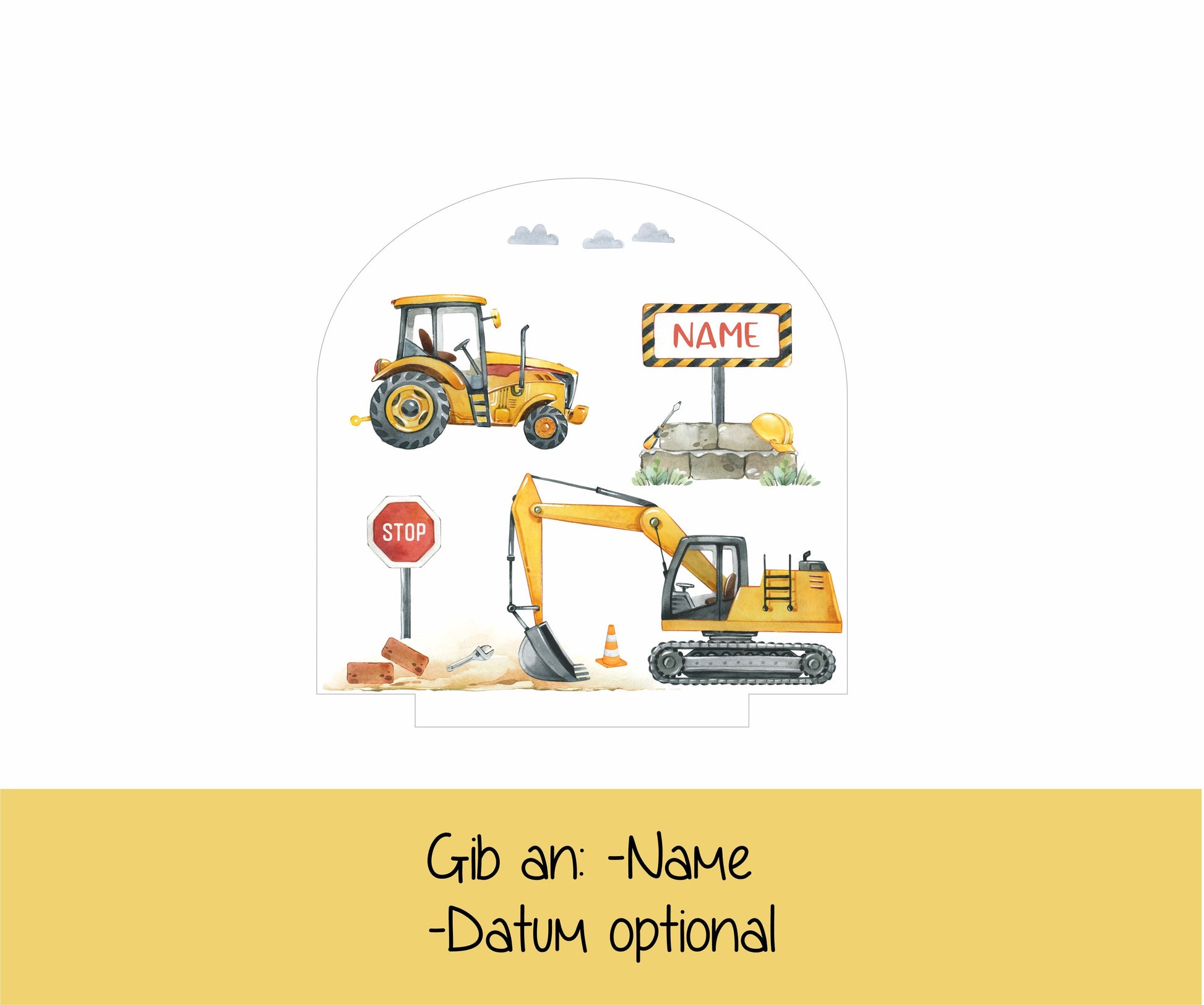 Nachtlicht - Baustelle