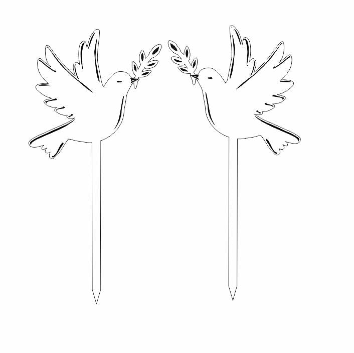 Personalisierter Cake Topper zur Firmung