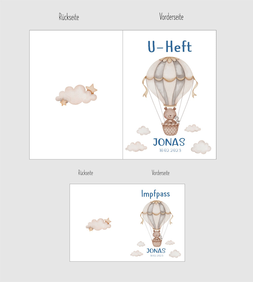 U Helft Hülle und Impfpasse Darstellung